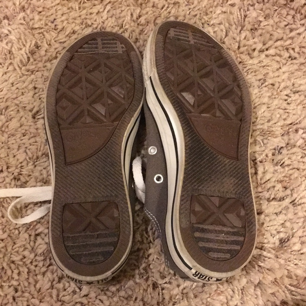 Grey converse women sz.7 - Picture 4 of 5